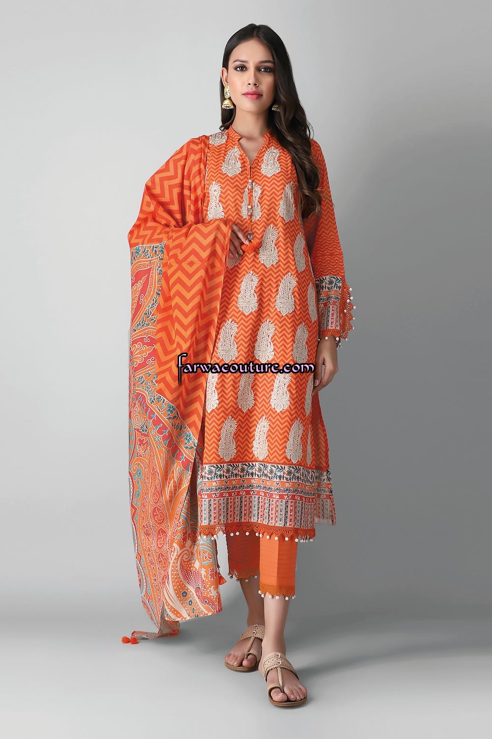 AlKaram Lawn Eid Dresses 2024 Design Sale Stitched Collection / Unstitched  Suits